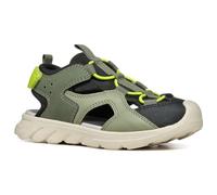 Geox J Sandalo Airadyum Bo, Uomo, Lime Militare, 37 EU
