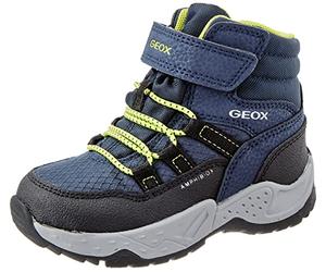 Geox J Sentiero Boy B Abx, Stivaletti Bambini e ragazzi, Blu/Verde (Navy/Lime), 37 EU
