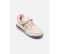 Geox Sketlite J65NWB Scarpe Sportive da Bambina con Unicorno Bianche e Rosa,Sneakers con luci,a Strappo (Bianco Rosa, Sistema Taglie Calzature EU, Bambino Piccolo (2-5 Anni), Numero, Media, 26)