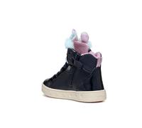 Geox J Skylin Girl A - Scarpe da Ginnastica, Navy/Multicolor,