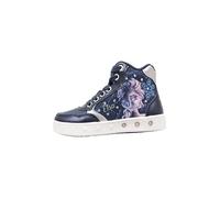 Geox J Skylin Girl E, Sneakers Bambine e ragazze, Blu (Navy/Platinum), 29 EU