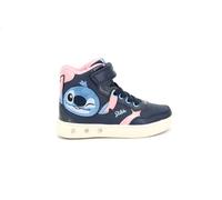 Geox J Skylin Girl, Scarpe da Ginnastica, Navy Rosa, 32 EU