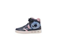 Geox J Skylin Girl, Scarpe da Ginnastica, Navy Rosa, 35 EU