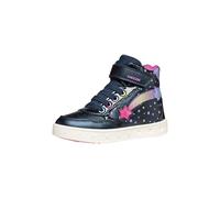 Geox J Skylin Girl Sneaker, Navy/Multicolor, 33 EU, Navy Multicolor, 33 EU