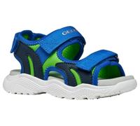 Geox J SPLUSH Boy Sandal, Royal/Green, 26 EU