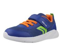 Geox J SPRINTYE Boy A Sneaker, Royal/ARANGE, 32 EU
