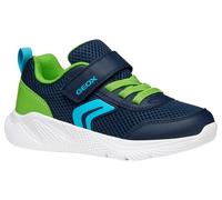 Geox J Sprintye Boy, Scarpe da Ginnastica, Navy Lime, 33 EU