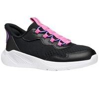 Geox J Sprintye Fast in G, Scarpe da Ginnastica, Nero Fucsia, 37 EU