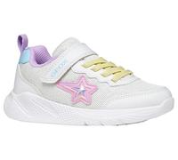 Geox J SPRINTYE Girl A Sneaker, Bianco/Multicolore, 30 EU