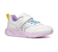Geox J SPRINTYE Girl B, Scarpe da Ginnastica, White/Lilac, 32 EU