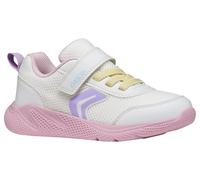 Geox J SPRINTYE Girl B Sneaker, Bianco/Rosa, 34 EU