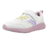 Geox J SPRINTYE Girl B Sneaker, Bianco/Rosa, 34 EU