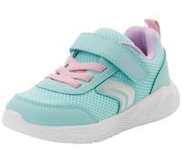 Geox J SPRINTYE Girl B Sneaker, WATERSEA/Pink, 37 EU