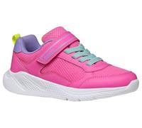 Geox J Sprintye Girl, Scarpe da Ginnastica, Fluo Fuchsia Dk Viola, 34 EU