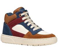 Geox J THELEVEN Boy Sneaker, LT Ivory/LT Brown, 32 EU, Lt Ivory Lt Brown, 32 EU