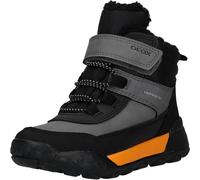 Geox J Trekkyup Boy B ABX, Stivale alla Caviglia, Grigio/Arancione, 27 EU