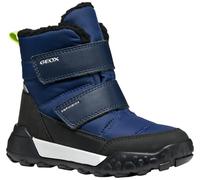 Geox J Trekkyup Boy B ABX, Stivale alla Caviglia, Navy Lime, 30 EU