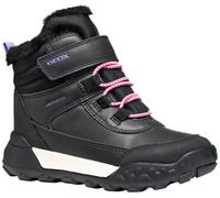 Geox J Trekkyup Girl B Ab, Stivale alla Caviglia, Lilla Nera, 38 EU