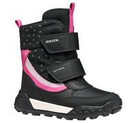 Geox J Trekkyup Girl B Ab, Stivale alla Caviglia, Nero Fucsia, 24 EU
