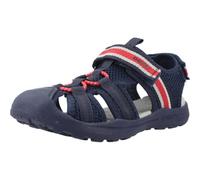 Geox J Vaniet Boy A Sandal, Navy/Rosso, 27 EU