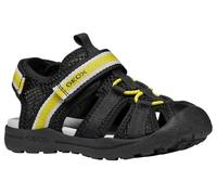 Geox J Vaniet Boy A Sandal, nero/giallo, 24 EU