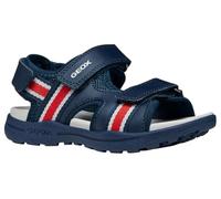 Geox J VANIETT Boy B Sandal, Navy/RED, 24 EU