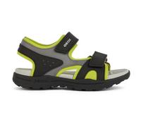 Geox J Vaniett Boy C, Sandalo, Nero Lime, 35 EU
