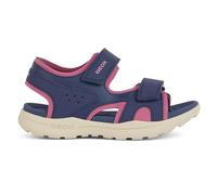 Geox J Vaniett Girl A, Sandalo, Navy Fuchsia, 35 EU