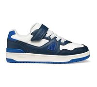 Geox J Washiba Boy A Sneaker, Navy/White, 31 EU