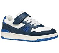 Geox J Washiba Boy A Sneaker, Navy/White, 32 EU