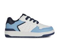 Geox J Washiba Boy B, Scarpe da Ginnastica, White Lt Jeans, 30 EU