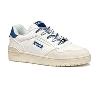 Geox J WASHIBA Boy D, Scarpe da Ginnastica, White/Navy, 38 EU