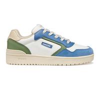 Geox J Washiba Boy D Sneaker, White/Dk Sky, 36 EU