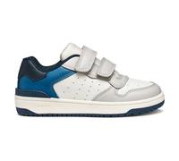 Geox J Washiba Boy Sneaker, Bianco/Grigio lt, 33 EU, White Lt Grey., 33 EU