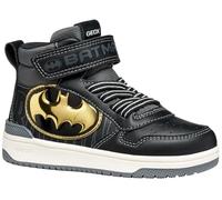 Geox J Washiba Boy Sneaker, Nero/Oro, 36 EU, Colore: Nero e Oro., 36 EU