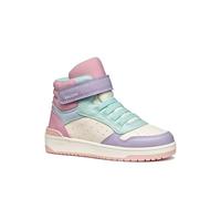 Geox J Washiba Girl, Scarpe da Ginnastica, Lt Pink Watersea, 29 EU
