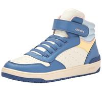 Geox J Washiba Girl A, Scarpe da Ginnastica Donna, Multicolore (Avio Lt Yellow), 38 EU