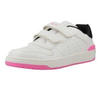 Geox J WASHIBA Girl B - Scarpe da Ginnastica Bambina, White/Black,