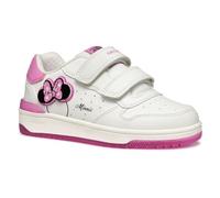 Geox J WASHIBA Girl B - Scarpe da Ginnastica Bambina, White/Fuchsia,
