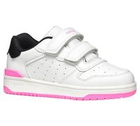 Geox J WASHIBA Girl B, Scarpe da Ginnastica, White/Black, 25 EU