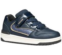 Geox J Washiba Girl, Scarpe da Ginnastica, Navy Platinum, 36 EU