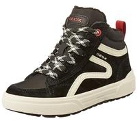 Geox J Weemble Boy A, Scarpe Bambini e ragazzi, Black Red, 32 EU