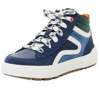 Geox J Weemble Boy, Scarpe da Ginnastica, Navy Multicolor, 37 EU