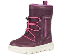 Geox J Willaboom Girl B A, Caviglia Barca Bambina, Multicolore (Prune Fuchsia), 24 EU