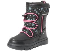 Geox J Willaboom Girl B A, Caviglia Barca, Multicolore (Black Fuchsia), 25 EU