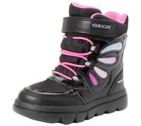 Geox J Willaboom Girl B A, Caviglia Barca, Nero (Black Multicolor), 34 EU