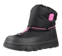 Geox J WILLABOOM Girl B A, Scarpone da Neve, Black/Fuchsia, 30 EU