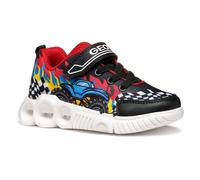 Geox J WROOM Boy D, Scarpe da Ginnastica, Black/Red, 27 EU