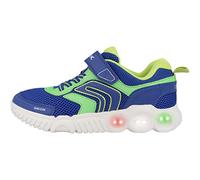 Geox J Wroom Boy, Scarpe da Ginnastica, Royal Lime, 27 EU