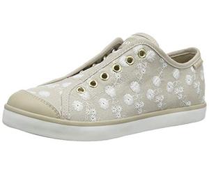 Geox Jr Ciak Girl C, Sneakers Bambine e ragazze, Beige, 28 EU